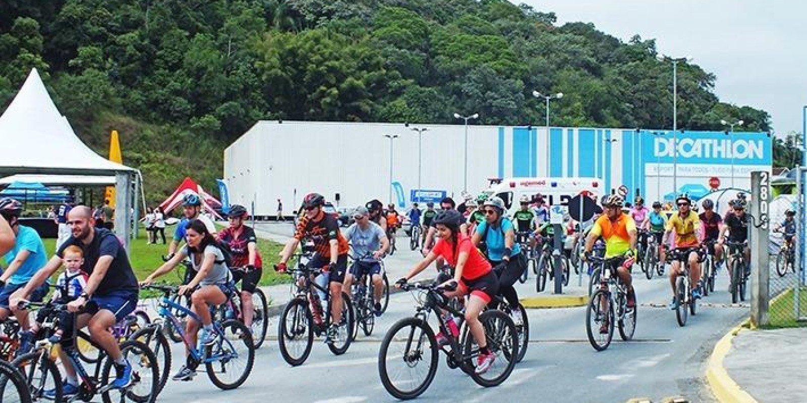 Nesse sábado (3) tem pedal Decathlon