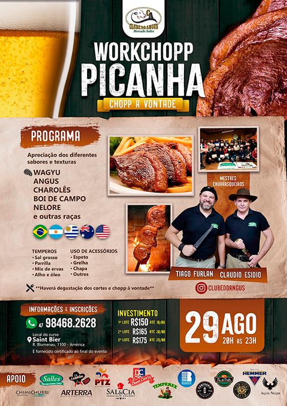 Workchopp de Picanha terá as melhores carnes de 5 países 