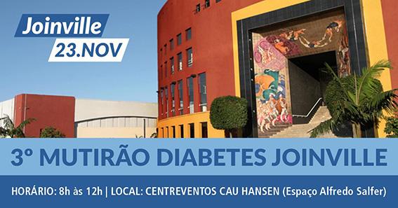 Mutirão da Diabetes acontece nesse sábado (23)